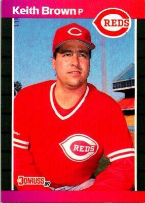 Keith Brown #115 Baseball Cards 1989 Donruss