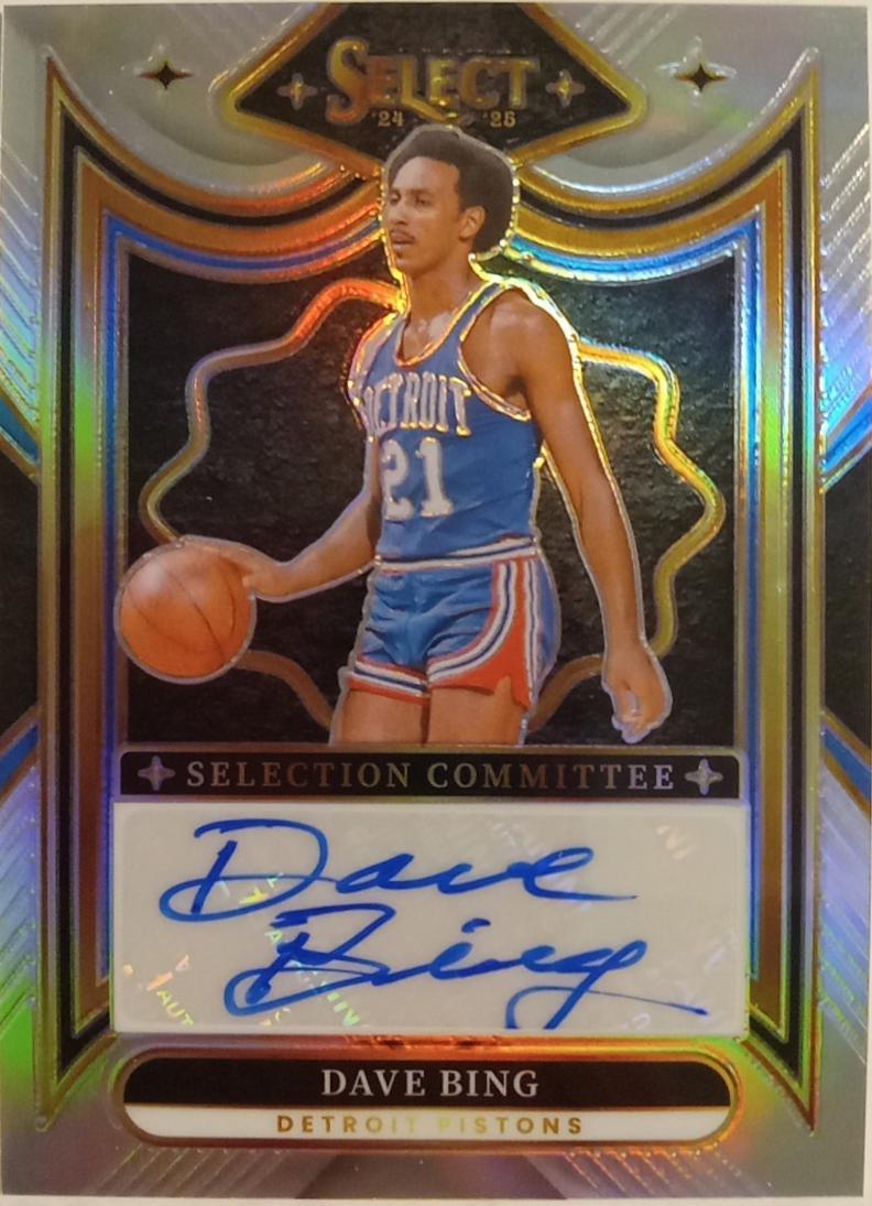 Dave Bing #14 2024 Panini Select Selection Committee Signature Basketball