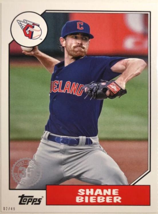 Shane Bieber [5x7] #T87-90