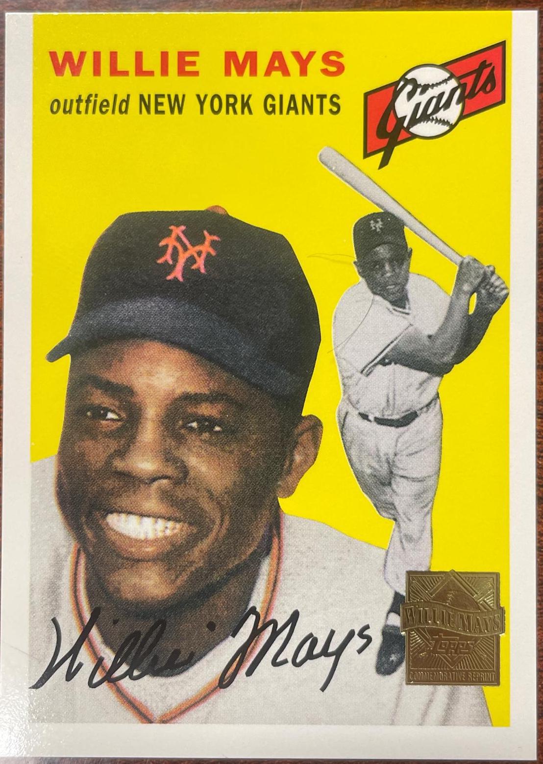 Willie Mays #90 1996 Topps Commemorative Baseball