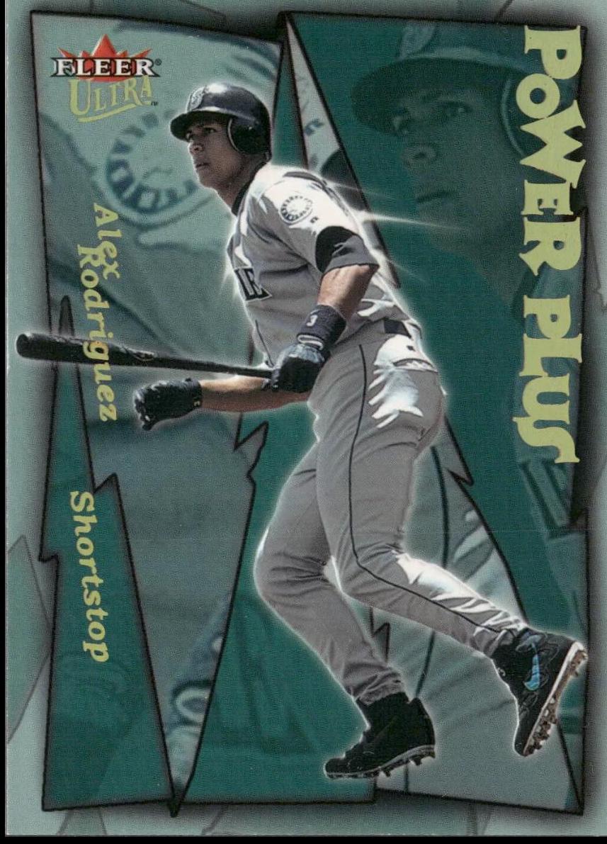 Alex Rodriguez #10 Baseball Cards 2001 Ultra Power Plus