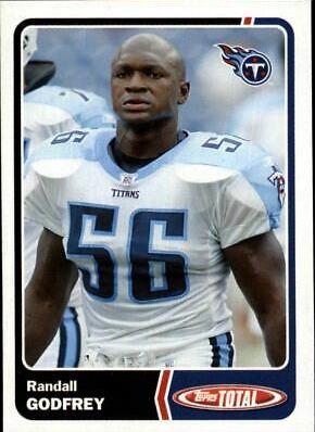 Randall Godfrey #18 Football Cards 2003 Topps Total