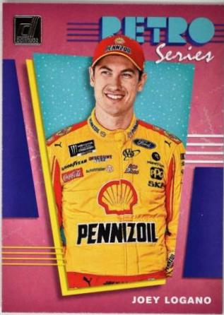 Joey Logano #R2 Racing Cards 2020 Panini Donruss Nascar Retro Series