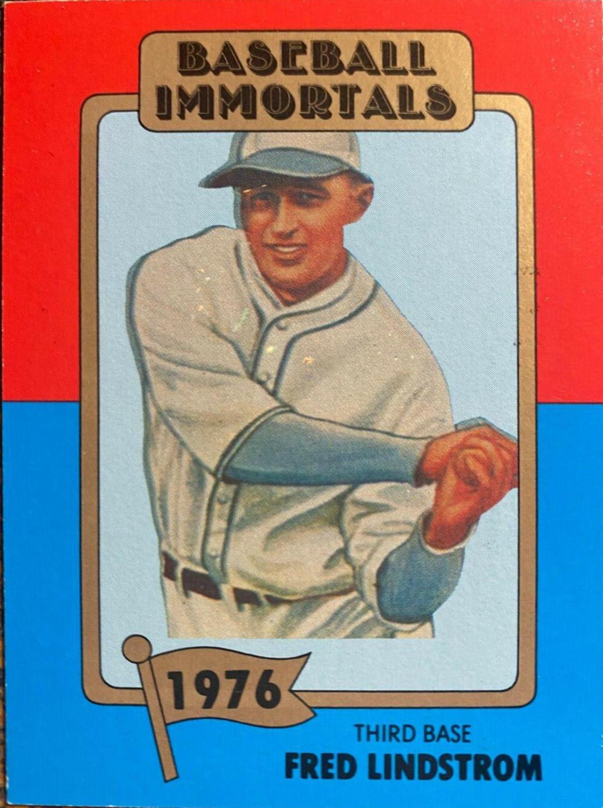 Fred Lindstrom #156 1980 Baseball Immortals
