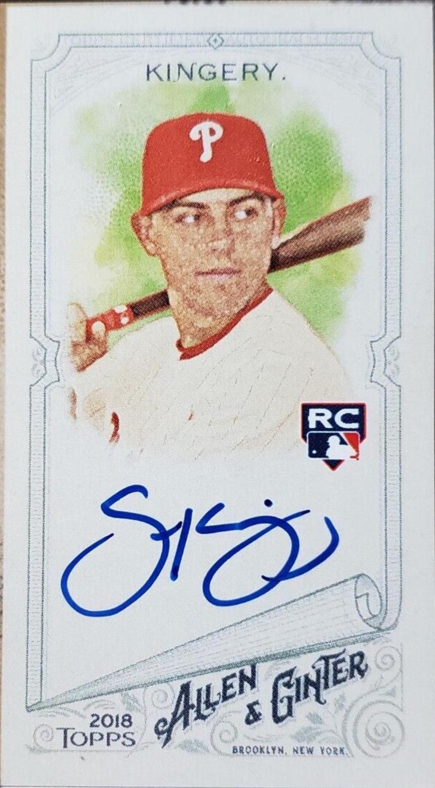 Scott Kingery #MA-SKI 2018 Topps Allen & Ginter X Baseball Framed Mini Autographs