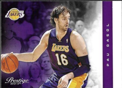 Pau Gasol #51 Basketball Cards 2012 Panini Prestige