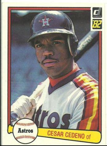 Cesar Cedeno #118 1982 Donruss Baseball