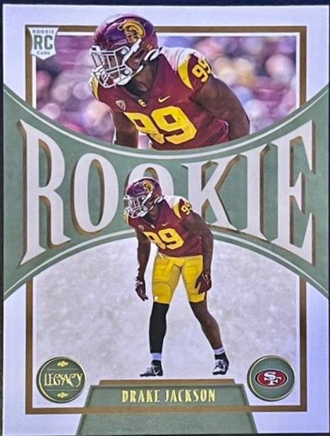 Drake Jackson #190 Football Cards 2022 Panini Legacy