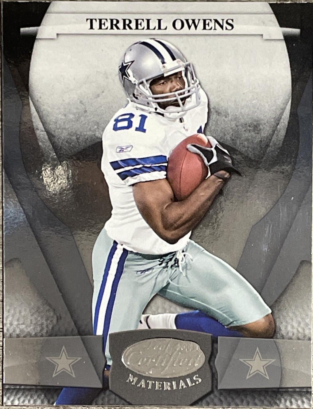 Terrell Owens #34 2008 Leaf Certified Materials Football