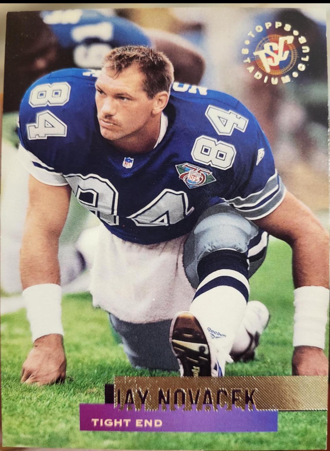 Jay Novacek #37 Football Cards 1995 Stadium Club