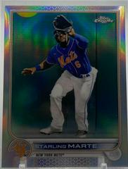 Starling Marte [Refractor] #132 Baseball Cards 2022 Topps Chrome Prices