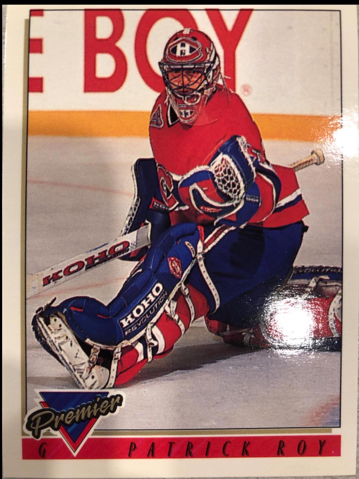 Patrick Roy #1 Hockey Cards 1993 O-Pee-Chee Premier