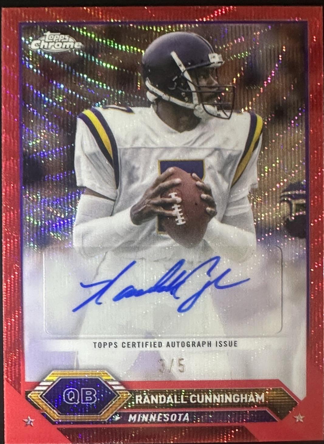 Randall Cunningham [Red Wave Refractor] #TCA-RC