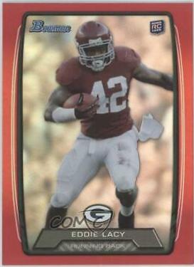 Eddie Lacy [Rainbow Foil Red] #140
