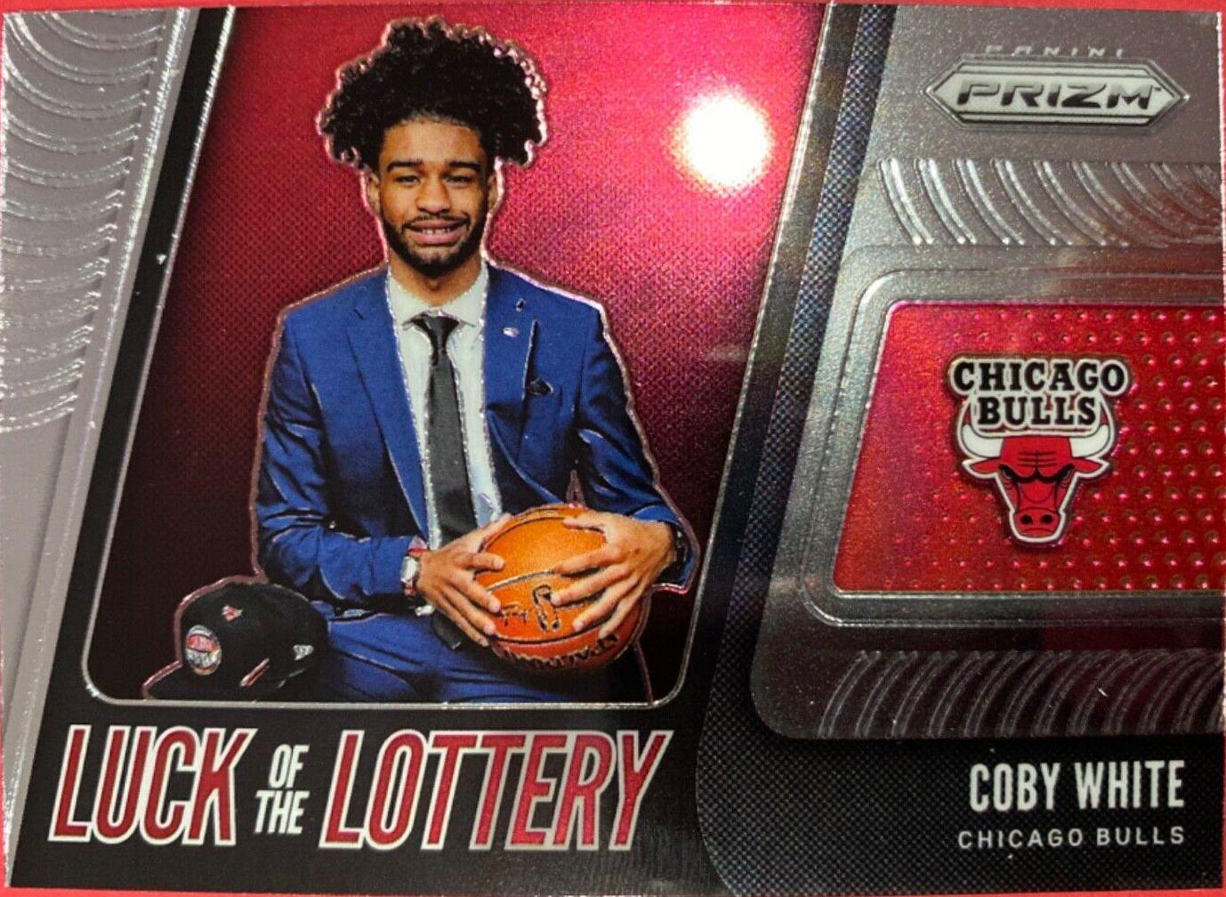 Coby White #7 Basketball Cards 2019 Panini Prizm Luck of the Lottery