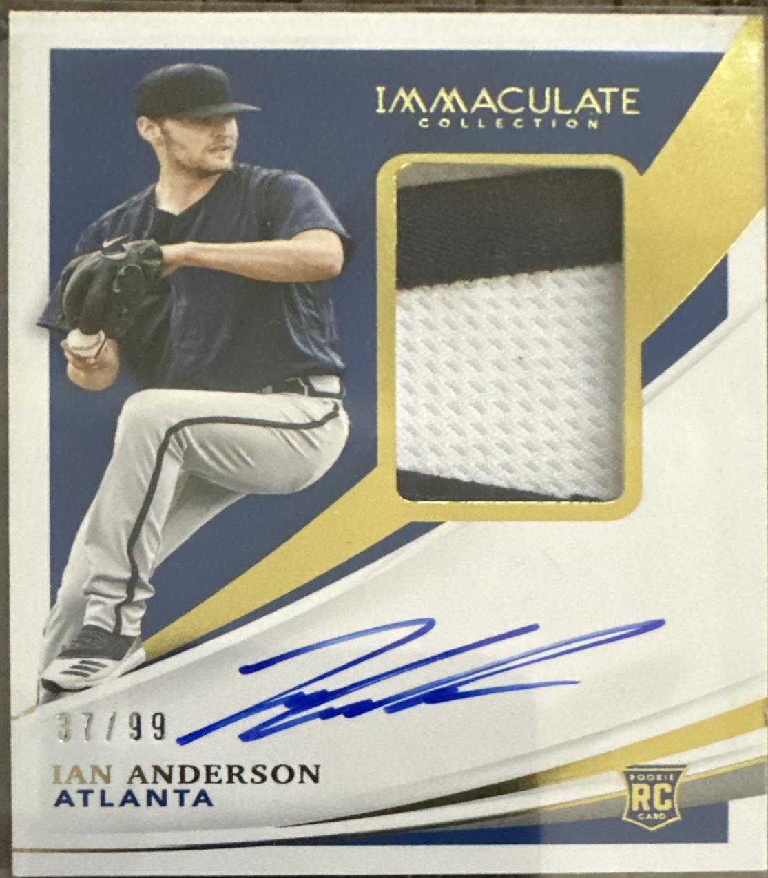 Ian Anderson [Patch Autograph Jersey Number] #117