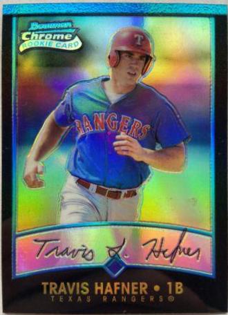 Travis Hafner #142 2001 Bowman Chrome Baseball