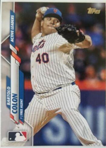Bartolo Colon #U-236 2020 Topps Update Baseball