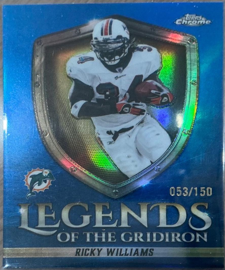 Ricky Williams [Blue Refractor] #LOG-14