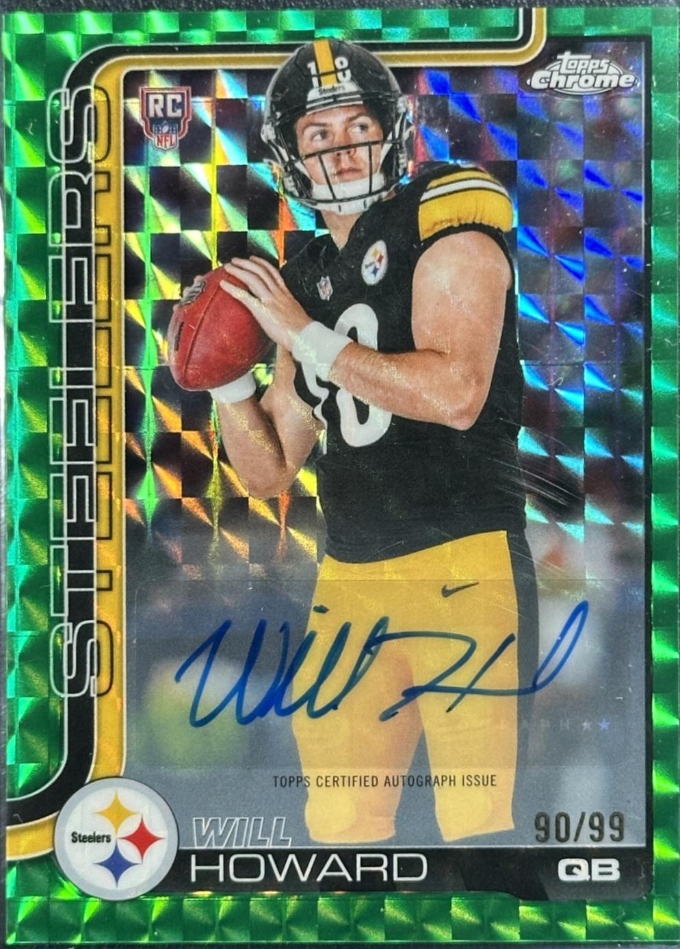 Will Howard [Green Geometric Refractor] #RA-WH