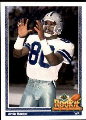 Alvin Harper #634 Football Cards 1991 Upper Deck