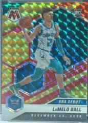 LaMelo Ball [Choice Fusion Red & Yellow] #262 Basketball Cards 2020 Panini Mosaic Prices