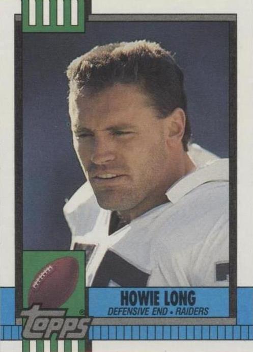 Howie Long #284 Football Cards 1990 Topps
