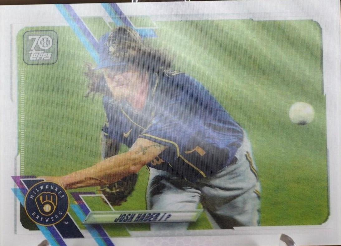 Josh Hader #596 Baseball Cards 2021 Topps On Demand 3D