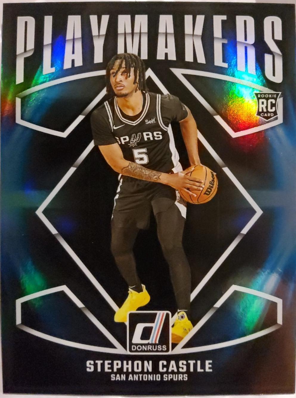 Stephon Castle #19 Basketball Cards 2024 Panini Donruss PlayMakers