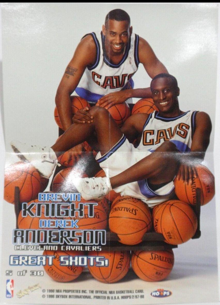 Brevin Knight / Derek Anderson #5 Basketball Cards 1997 Hoops Great Shots