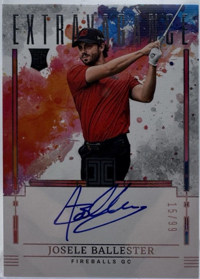 Josele Ballester #6 2025 Panini Impeccable LIV Extravagance Autograph Golf