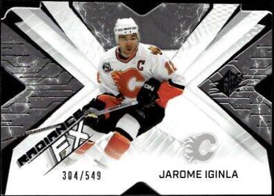 Jarome Iginla #RFX-13 Hockey Cards 2022 SPx Radiance FX