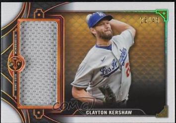 Clayton Kershaw #SJR2-CK2 2022 Topps Triple Threads Baseball Single Jumbo Relics