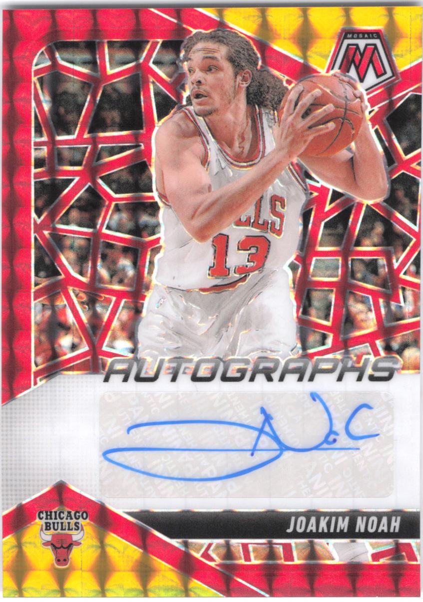 Joakim Noah #10 2024 Panini Mosaic Autograph Basketball