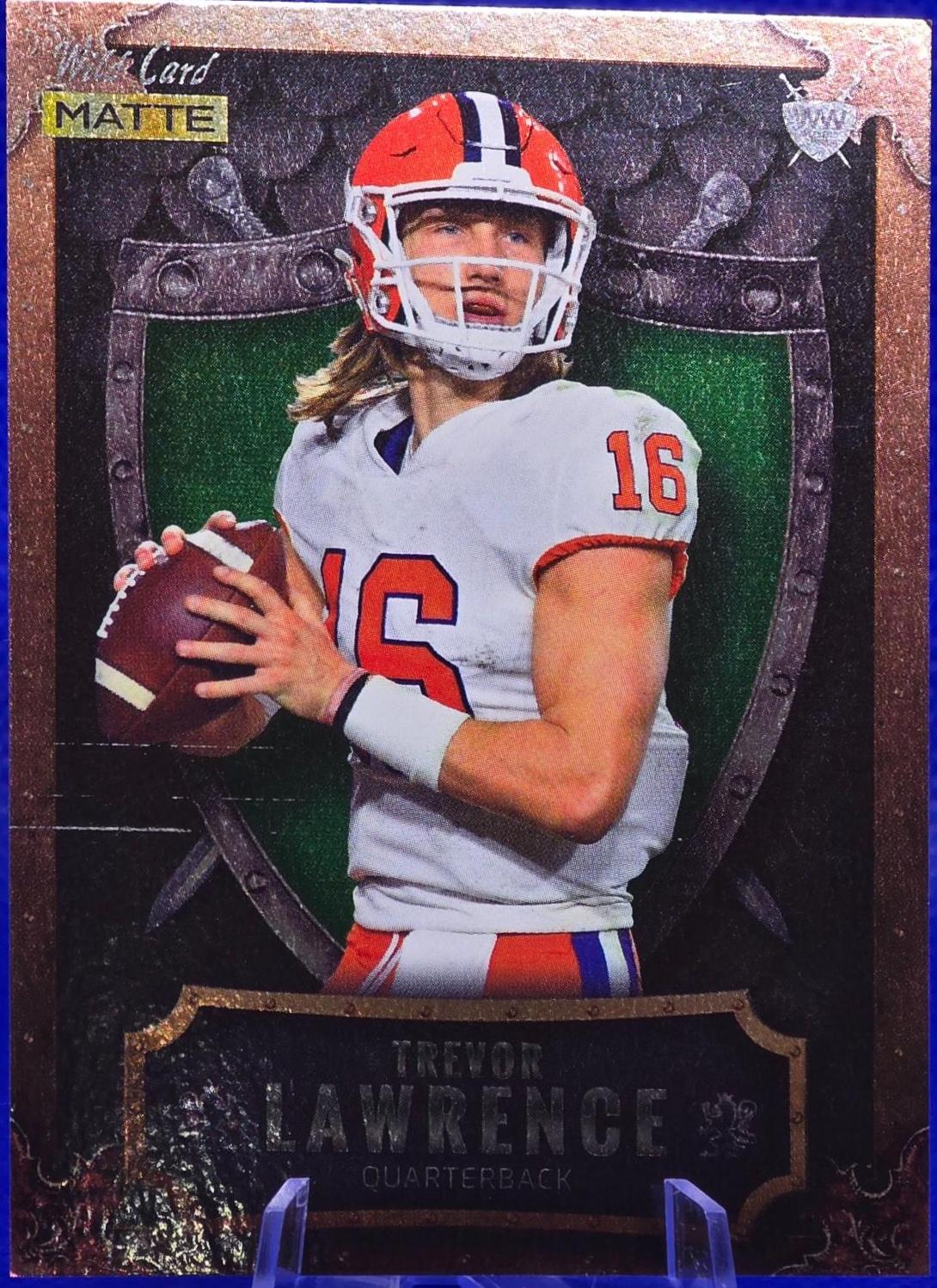 Trevor Lawrence #MWW-1 2021 Wild Card Matte Weekend Warriors Football