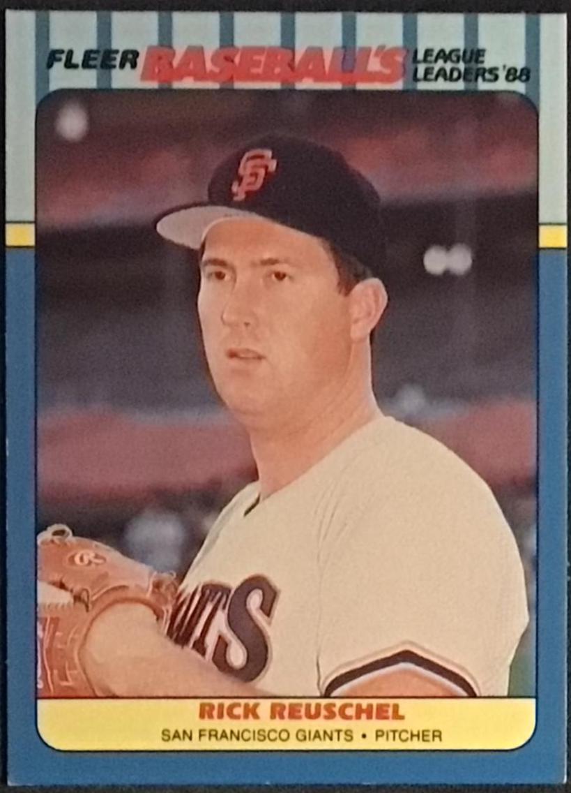 Rick Reuschel #32 1988 Fleer Baseball's League Leaders