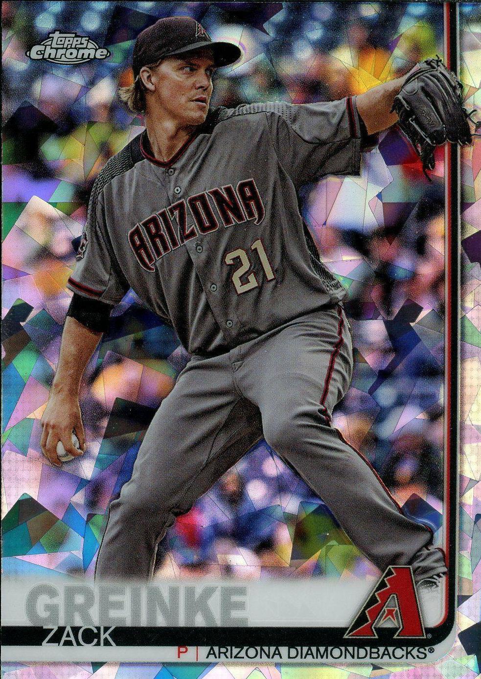 Zack Greinke #661 2019 Topps Chrome Sapphire Baseball
