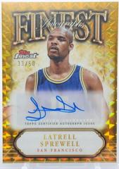 Latrell Sprewell [Gold Geometric Refractor] #FA-LS Prices | 2024 