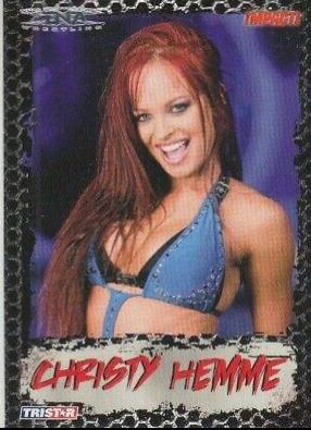 Christy Hemme #45 Wrestling Cards 2008 TriStar TNA Impact