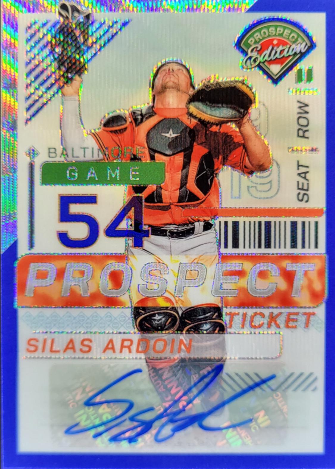 Silas Ardoin [Blue Wave Holo Ticket Signature] #31