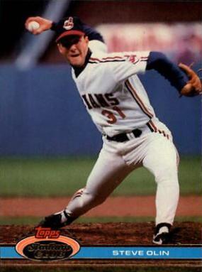 Steve Olin #336 Baseball Cards 1991 Stadium Club