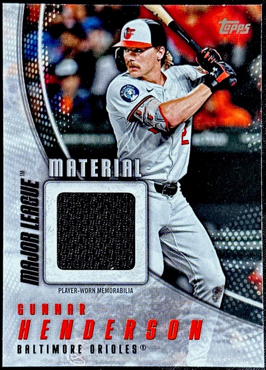 Gunnar Henderson #MLM2-GH 2025 Topps Major League Material Baseball