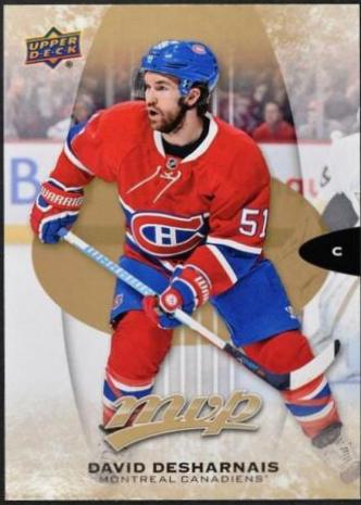 David Desharnais #14 Hockey Cards 2016 Upper Deck MVP