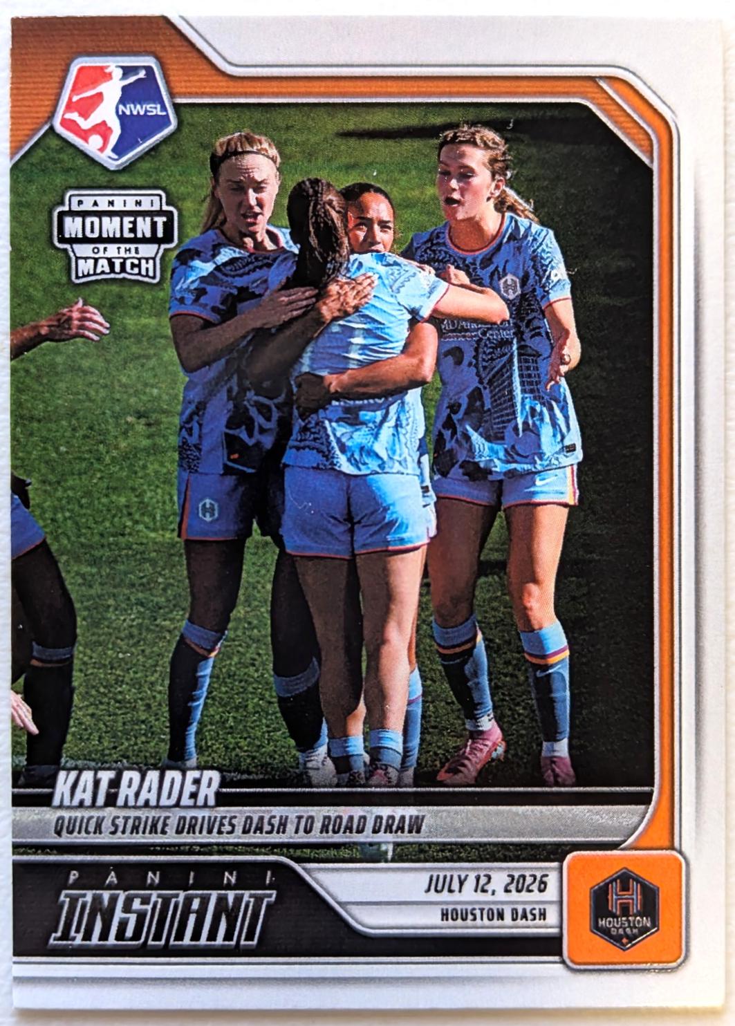 Kat Rader #102 2026 Panini Instant Nwsl Soccer