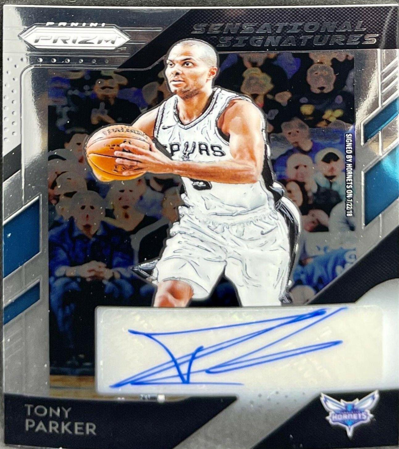 Tony Parker #SS-TPK Basketball Cards 2018 Panini Prizm Sensational Signatures