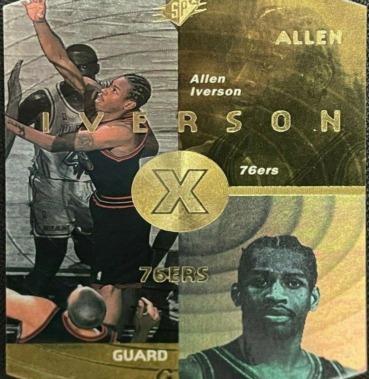 Allen Iverson [Gold] #30 Prices | 1997 Spx | Basketball Cards