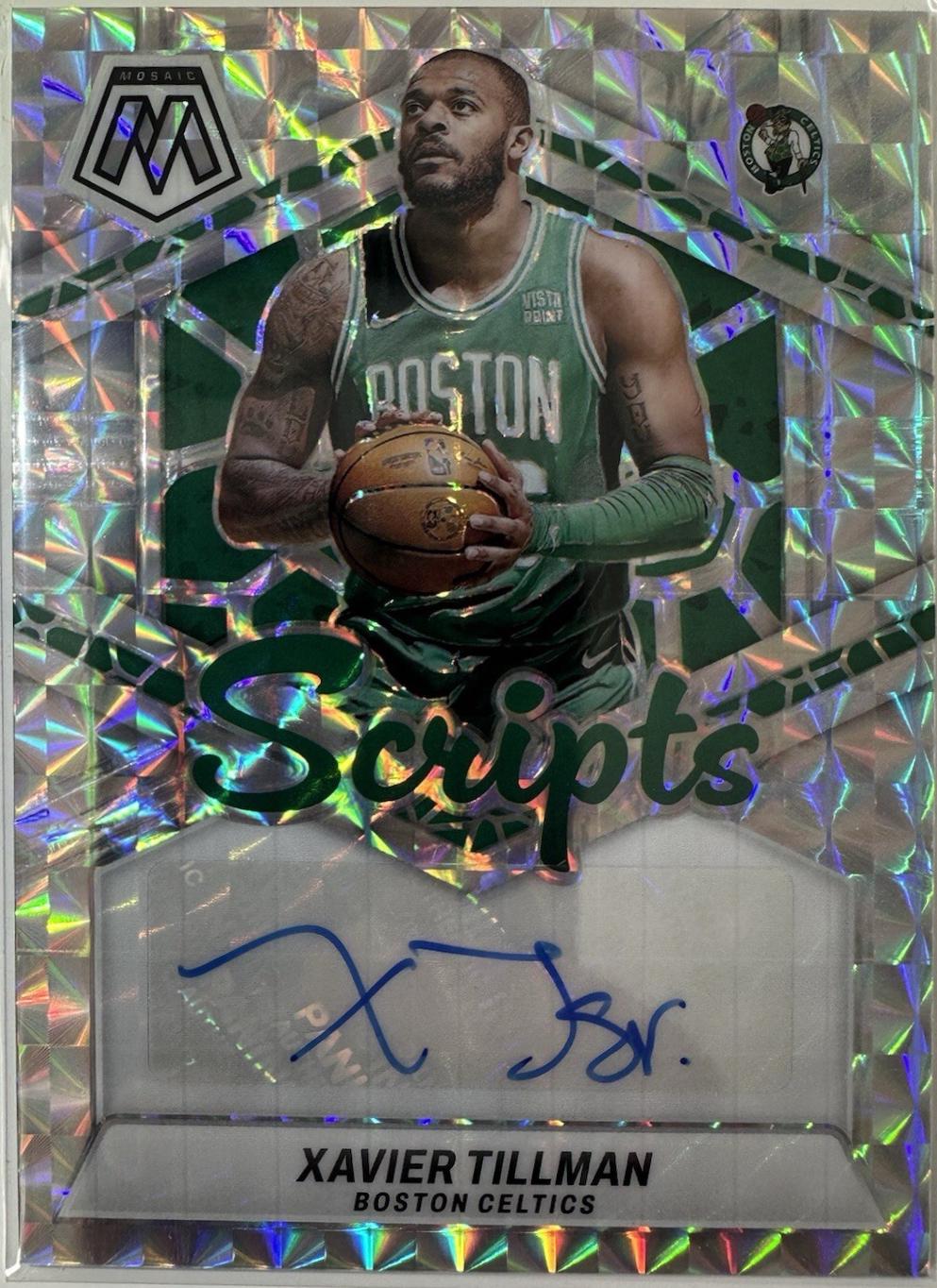 Xavier Tillman #MS-TIL 2023 Panini Mosaic Scripts Basketball