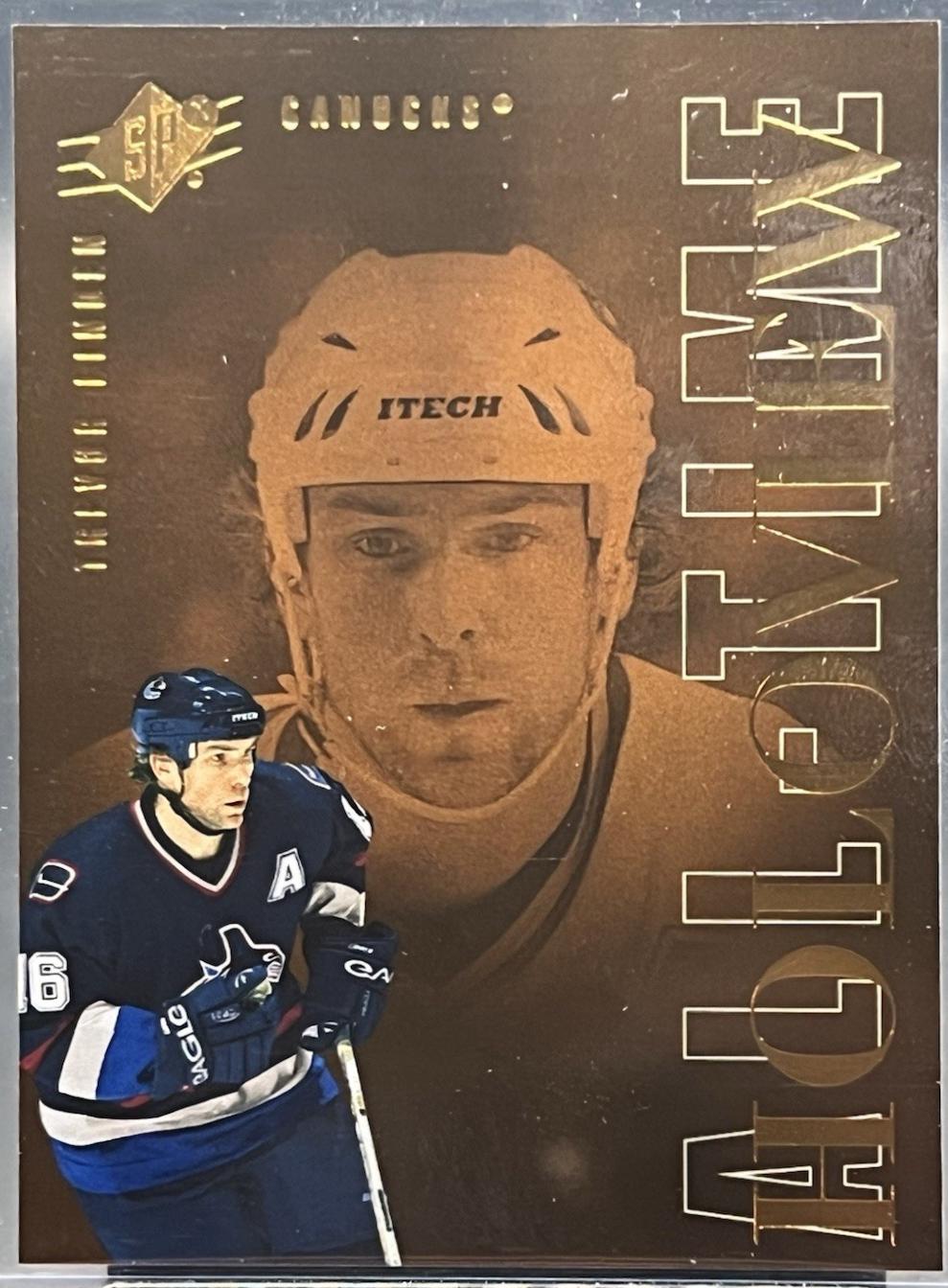 Trevor Linden #ATG-LI Hockey Cards 2024 SPx All-Time Holoview