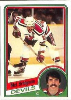 Mel Bridgman #84 Hockey Cards 1984 Topps