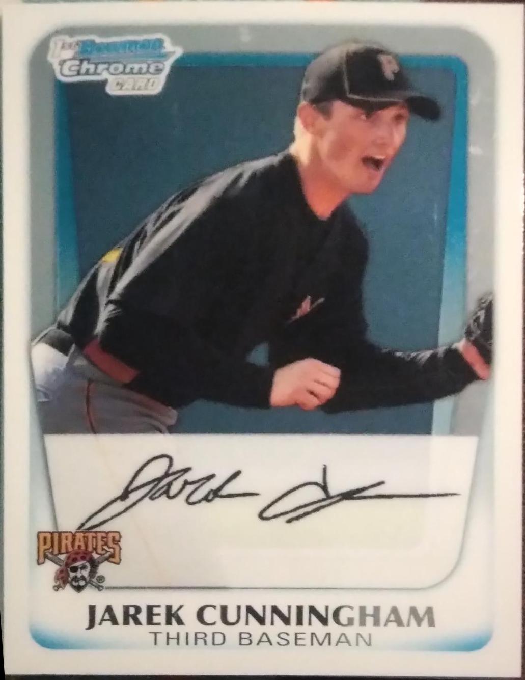 Jarek Cunningham #BCP60 #60 Baseball Cards 2011 Bowman Chrome Prospects